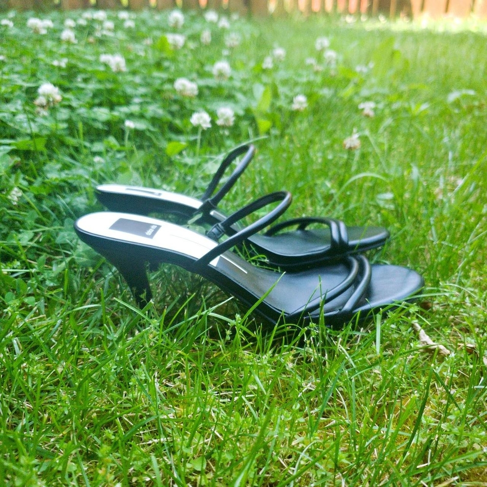 Lynton Heeled Sandal - Black Stella by Dolce Vita